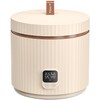 TOKIT Rice Cooker Small 3 Cup Uncooked /6 Cup Cooked,