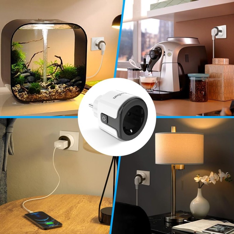 GreenSun Smart WLAN Socket, Smart WiFi Socket with Power Consumption