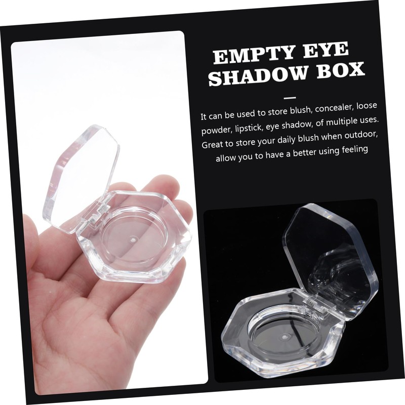 BIUDECO 4pcs Empty Eyeshadow Pans Makeup Palettes Refillable Makeup Tte