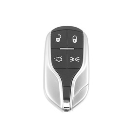 X AUTOHAUX 433MHz M3N-7393490 Replacement Smart Proximity Insert Keyless Entry Remote Key Fob for Ghibli 2014-2016 4 Buttons Key 46 Chip