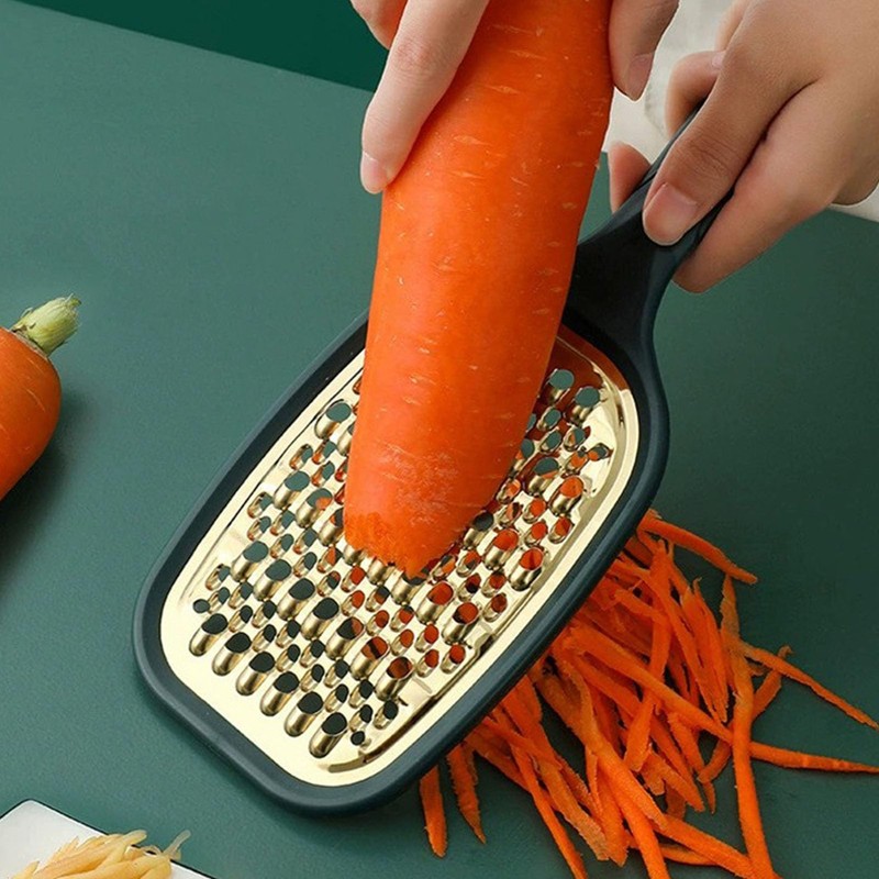 Cheese Grater Handheld, Flat Coarse Stainless Steel Graters Food Grater