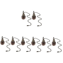 Cabilock 4sets Pendant Pull Chain Replacement Ceiling Fan Pulls Home Decor 2pcs*4