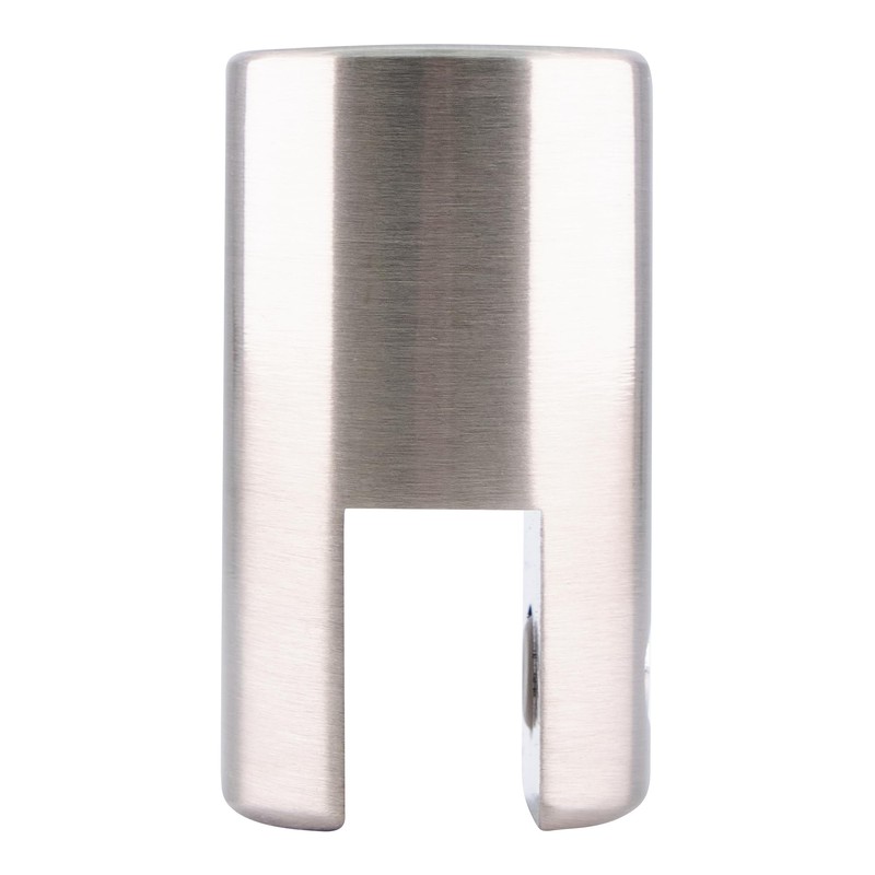 CRL Brushed Nickel Support Bar Bracket for 3/8" to 1/2"