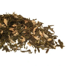Ginger Tea Green 250g Loose Leaf Tea Japanese Sencha Style by TeaCakes of Yorkshire.