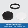 Vacmaster 520969 Pre-Filters and Replacement Belt for Bagless Upright Vacuum