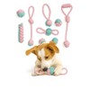 Eco-Friendly Cotton Rope Dog Toys – 7-Pack Chew Set for