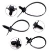 BENLIUDH Push Mount Wire Ties, Snap in Zip Tie Automotive