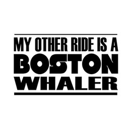 Custom Brother - My Other Ride is A Boston Whaler Car Laptop Wall Sticker o76