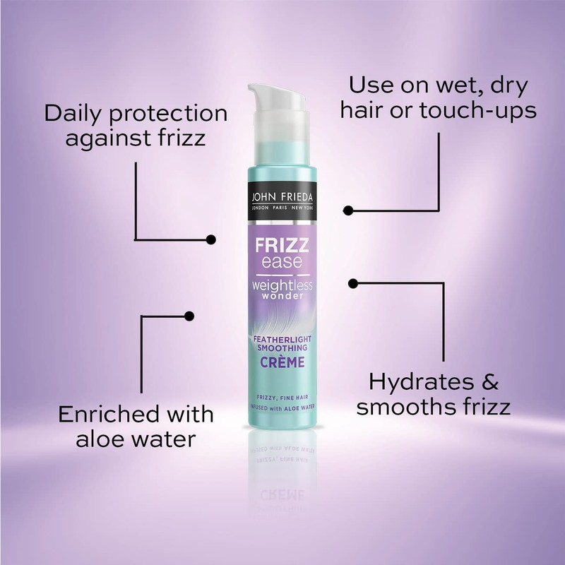 John Frieda Frizz Ease Weightless Wonder Featherlight Smoothing Crème for