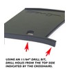 VMS RACING 3pc Three Rear Wing Spoiler STABILIZER Compatible with