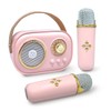 Portable Karaoke Machine for Kids and Adults, Bluetooth Speaker with