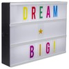 12" LED Lighted Cinema Light Box with Letters and Numbers