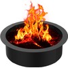 Poolergetic 36 inch Inner Fire Pit Ring, 40 inch Outer