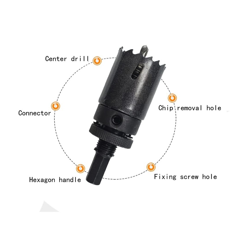 SYDARSYN 57 mm Hole Saw Drill Bit M42 HSS Hole