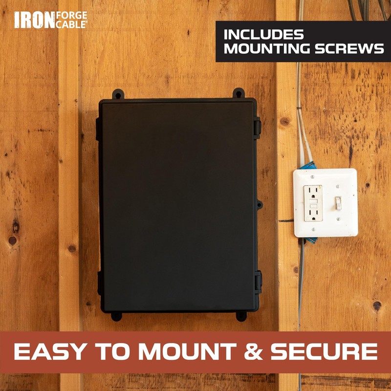 Iron Forge Cable Extra Large Outdoor Electrical Junction Box with