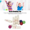 Kids Bowling Set Educational Interactive Resin with 10 Bowling Pins