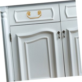 SHINEOFI 2 Pcs Vintage Drawer Pulls Antique Style Cabinet Handles for Kitchen Cupboards Decor Compatible with Wardrobe and Dresser Includes Screws for Easy Installation