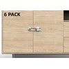 FIGEPO 6 Pack Child Proof U-Shaped Code Sliding Cabinet Door