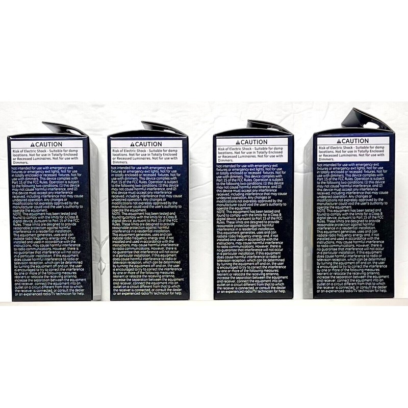 GE 61962 8PK Individual Pack 9W Soft White A19 Shape