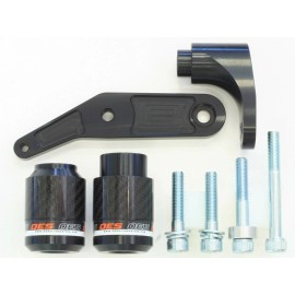 OES Carbon Frame Sliders and Spools 2017 2018 2019 2020 Yamaha YZFR6 R6 No Cut - Orange