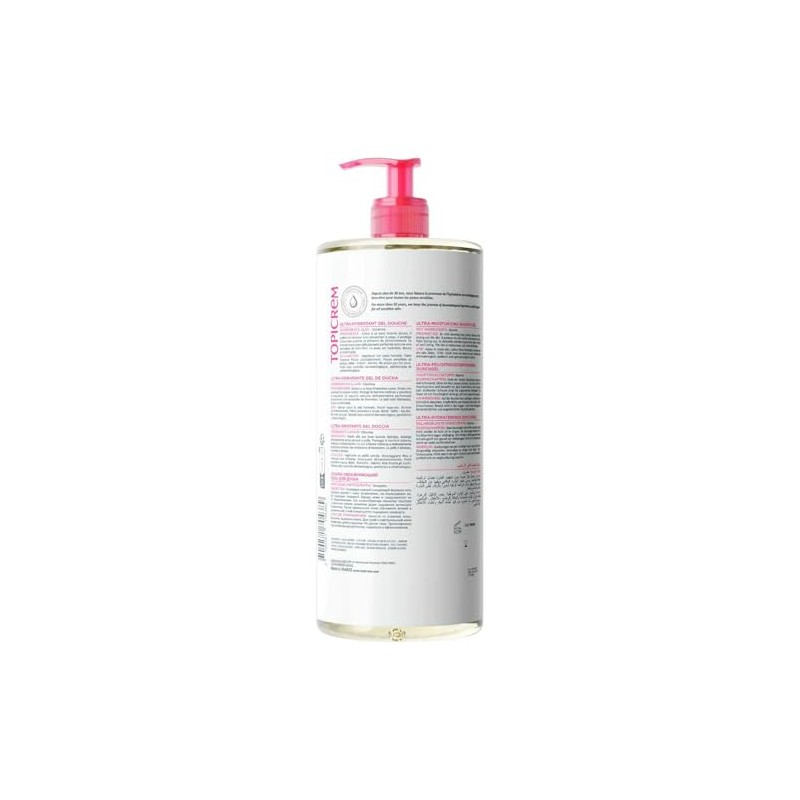 Topicrem Gel Limpiador Corporal Suave Pieles Sensibles Secas 500