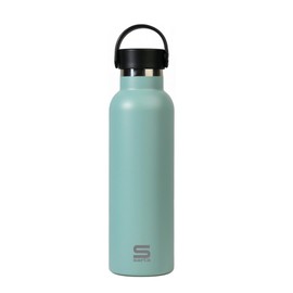 KINETICO SPAIN S.L.U. SAFTA EUCALIPTO Thermosflasche, Wasserflasche, Edelstahl, doppelt isoliert, 12 Stunden Heißgetränk und 24 Stunden Kaltgetränke, 7,3 x 25 cm, 600 ml, Eukalyptus, M, Casual