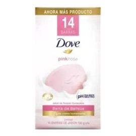 Jabón Barra Dove Pink Pzas 135