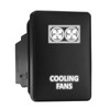 Cooling Fans Symbol Modern Model Push Button Compatible with Toyota
