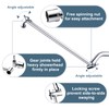 BRIGHT SHOWERS 15 Inch Extra Long Shower Head Extension Arm,