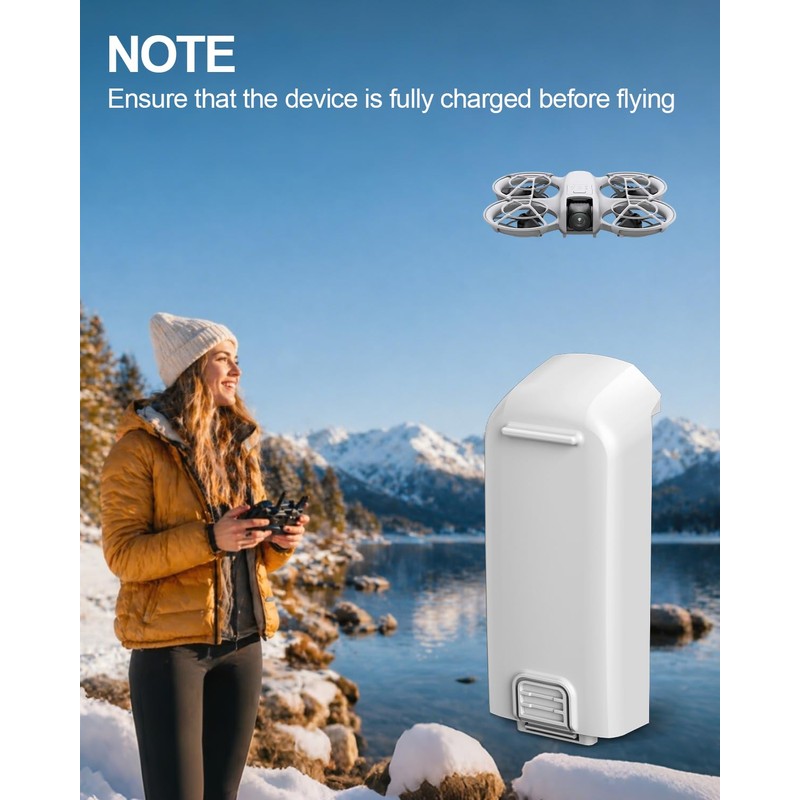 MVMOD Neo Battery 2 Pack, 1435mAh 7.3V Intelligent Flight Battery