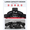 Benlari Windshield Bag, 3 Pocket Batwing Fairing Windshield Bag, Waterproof