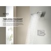 KENES Modern Brushed Nickel Shower Trim Kit, Square Shower Faucet
