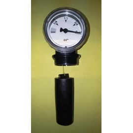 Fuel Oil, Diesel Oil, DEF or Water Tank Gauge German Made 1 1/2" 40" to 44"