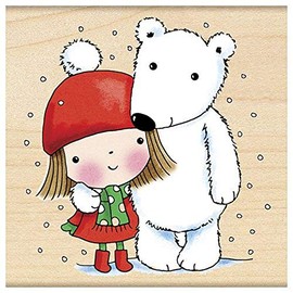 Penny Black 4279H Polar Mimi Wood Mounted Rubber Stamp