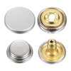HARFINGTON 30 Sets Press-Stud Cap Button 15mm Metal Snap Fastener