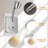 360° Adjustable Flexible Suction Cup Shower Head Holder, Wall Mount