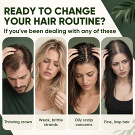Batana Oil Shampoo and Conditioner Set-Batana Shampoo & Conditioner & Batana Oil for Hair Loss, Repairs Damage for Men & Women, Strengthening & Moisturizing Formula with Rosemary 3Packs