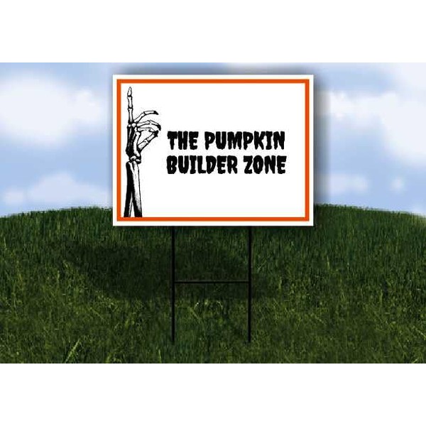 THE PUMPKIN BUILDER ZONE Halloween Skeleton UP ARROW 1 Single