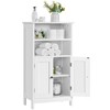 Yaheetech Yaheetech Bathroom Floor Cabinet, Free Standing Cabinet with Double