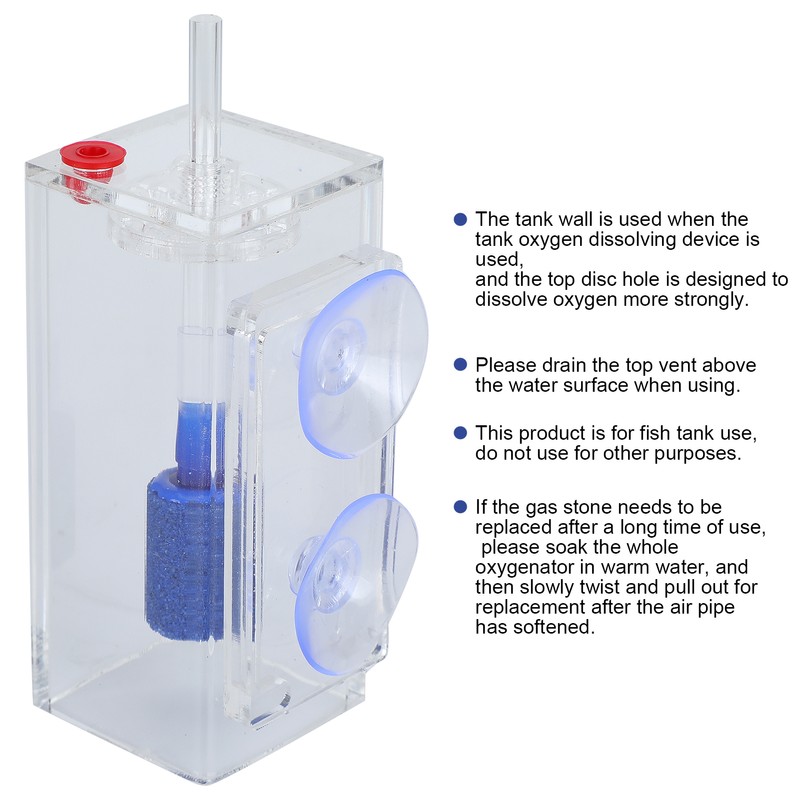 Acrylic Aquarium Fish Tank Carbon Dioxide Refiner Lightweight CO2 Diffuser