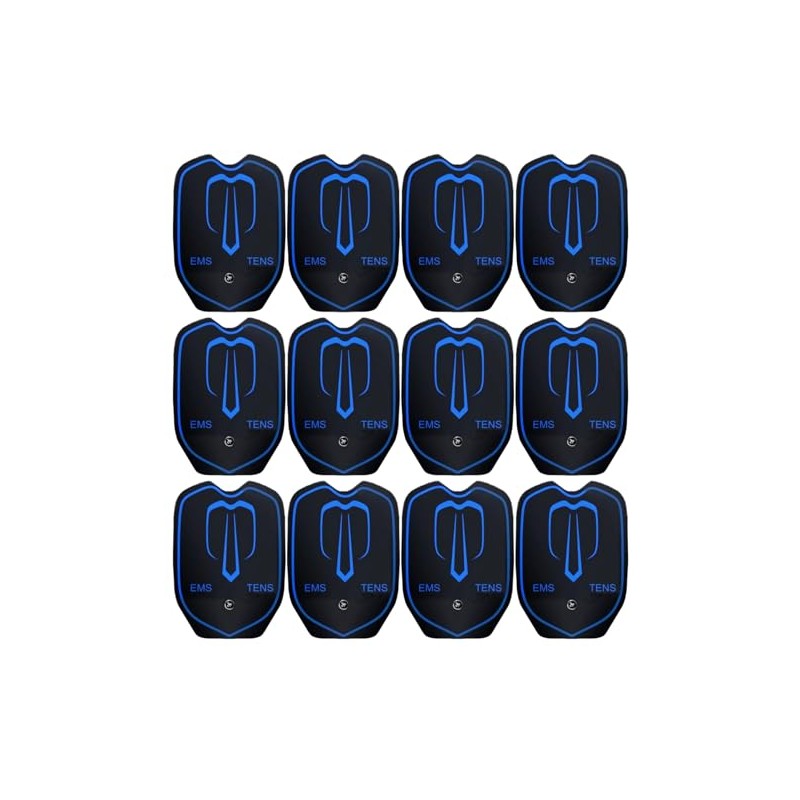 Replacement Pads, EMS Gel Sheets, Compatible Items, Pack of 12