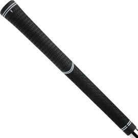 Grip One Dual Feel Golf Grips Black – Reduced Taper .600 Round 48g Standard - STANDARD, SET OF 6 GRIPS