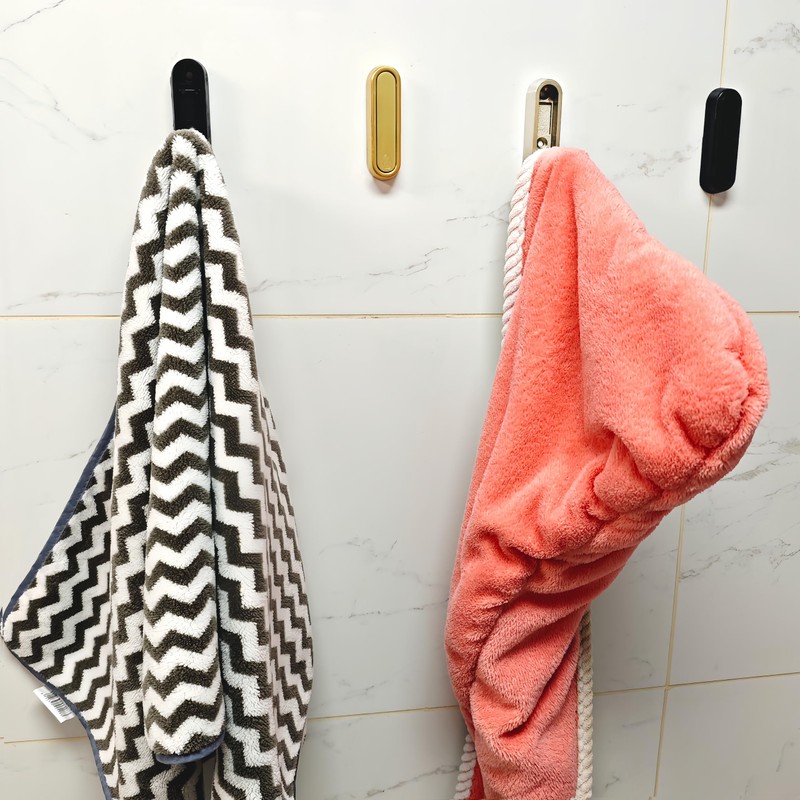 ShinYue Foldable Wall Hooks Heavy Duty - Zinc Alloy Hidden