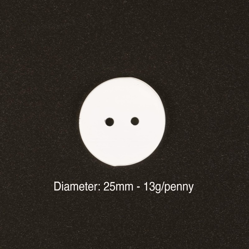 Shelver Coated Lead Penny Weights, Curtain Weights (20 x 13g