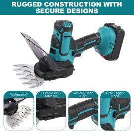 Unbranded 20V Cordless Grass Trimmer 2000mAh 2 In 1 Handheld Electric Lawn Trimmer ZMRO