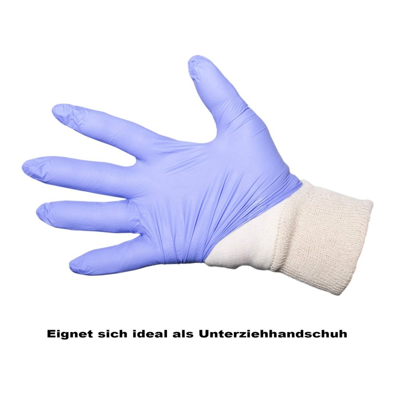 Jah 3085 cotton glove 12 pairs oekotex heavy knitted cuff