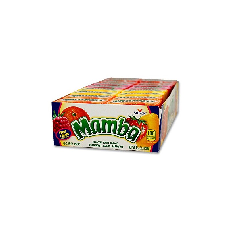 Mamba Fruit Chews 48-0.88 oz packs