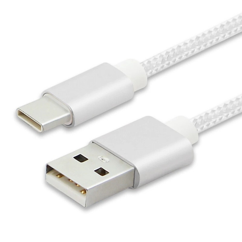 For Alcatel B2G1 Free USB-C 6FT Braided Cable for Alcatel