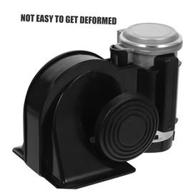 ULTECHNOVO Loud Electric Train Horn for Trucks and Cars Durable Construction Stylish Design Enhances Vehicle Sound System Sound with Innovative Air Pump Technology
