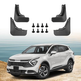 PSLER for KIA Sportage 2023 2024 Mud Flaps Splash Guards Fenders No Drilling Required Car Accessories(Pack of 4)